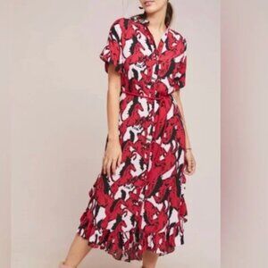 Corey Lynn Calter Anthropologie Horse Print Dress